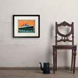 Long Beach, CA: Queen Mary - Art Print, 11x14 / Standard / Black