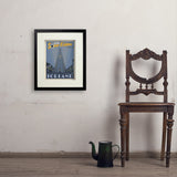 ...2026 Total Solar Eclipse: Reykjavik, Iceland - Art Print, 11x14 / Standard / Black