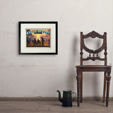 Memphis, TN: Beale Street Sunset - Art Print, 11x14 / Standard / Black