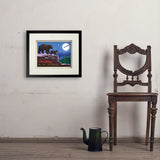 Christmas In The Smokies - Art Print, 11x14 / Standard / Black
