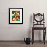 1969: Go with the Flo/Fro - Art Print, 11x14 / Standard / Black