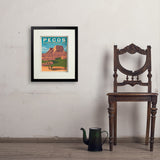 Pecos National Historical Park, NM - Art Print, 11x14 / Standard / Black