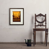 Saguaro National Park - Art Print, 11x14 / Standard / Brown