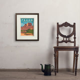 Pecos National Historical Park, NM - Art Print, 11x14 / Standard / Brown