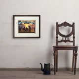 Memphis, TN: Beale Street Sunset - Art Print, 11x14 / Standard / Brown