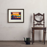 West Coast Surf Van (Pub Poster) - Art Print, 11x14 / Standard / Brown
