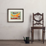 100th Anniversary Of Route 66 (Map) - Art Print, 11x14 / Standard / Brown