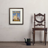 ...2026 Total Solar Eclipse: León, Spain - Art Print, 11x14 / Standard / Brown