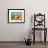 Cicada Invasion: I Survived (Horizontal) - Art Print, 11x14 / Standard / Brown