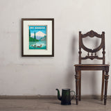 Mount Shasta, California - Art Print, 11x14 / Standard / Brown