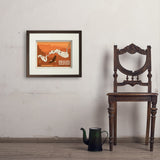 Map of Grand Canyon National Park - Art Print, 11x14 / Standard / Brown