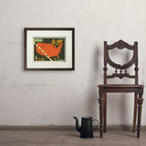 Annular Solar Eclipse 2023 Map - Art Print, 11x14 / Standard / Brown