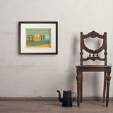 Flip Flops Hangin’ Out Together - Art Print, 11x14 / Standard / Brown