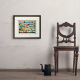 50-State Collage (Horizontal) - Art Print, 11x14 / Standard / Brown