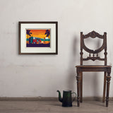 West Coast Surf Van - Art Print, 11x14 / Standard / Brown