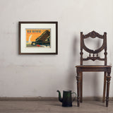 Yellowstone National Park: Old Faithful Inn - Art Print, 11x14 / Standard / Brown