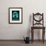 20,000 Leagues Under the Sea: Jules Verne - Art Print, 11x14 / Standard / Brown