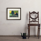 Great Smoky Mountain Railroad: Diesel Train - Art Print, 11x14 / Standard / Brown