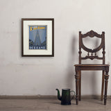 ...2026 Total Solar Eclipse: Reykjavik, Iceland - Art Print, 11x14 / Standard / Brown