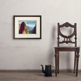 Zion National Park: Ascent To Angels Landing (Horizontal) - Art Print, 11x14 / Standard / Brown