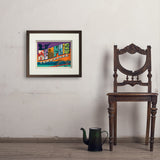 Memphis, TN: Picture Letters - Art Print, 11x14 / Standard / Brown