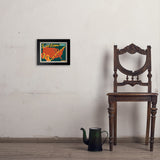 2024 Total Solar Eclipse Map - Art Print, 8x10 / Simple / Black