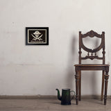 Pirate Flag - Art Print, 8x10 / Simple / Black