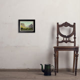 Yosemite National Park: Yosemite Valley (Horizontal) - Art Print, 8x10 / Simple / Black