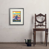 Florida: Sea Turtle Hatchling Habitats - Art Print, 11x14 / Standard / Gray