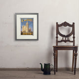 ...2026 Total Solar Eclipse: León, Spain - Art Print, 11x14 / Standard / Gray