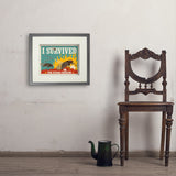 Cicada Invasion: I Survived (Horizontal) - Art Print, 11x14 / Standard / Gray