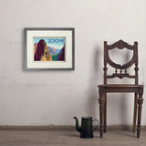 Zion National Park: Ascent To Angels Landing (Horizontal) - Art Print, 11x14 / Standard / Gray
