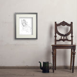 Fashion Sketch: Elegance - Art Print, 11x14 / Standard / Gray