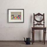Mod Rainbow Dogs - Art Print, 11x14 / Standard / Gray