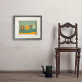 Flip Flops Hangin’ Out Together - Art Print, 11x14 / Standard / Gray