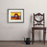 Arches National Park: Delicate Arch Sunset (Horizontal) - Art Print, 11x14 / Standard / Gray