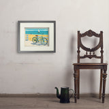 Beach Cruiser Bike - Art Print, 11x14 / Standard / Gray