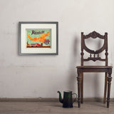 100th Anniversary Of Route 66 (Map) - Art Print, 11x14 / Standard / Gray