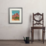 Pecos National Historical Park, NM - Art Print, 11x14 / Standard / Gray