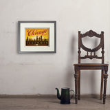 Chicago: Horizontal Skyline - Art Print, 11x14 / Standard / Gray