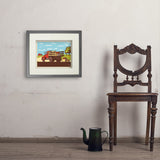 Vintage Apple Truck - Art Print, 11x14 / Standard / Gray