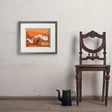 Map of Grand Canyon National Park - Art Print, 11x14 / Standard / Gray