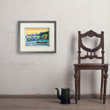 Flathead Lake, Montana (Horizontal) - Art Print, 11x14 / Standard / Gray