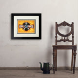Music City: Vinyl Record (Horizontal) - Art Print, 11x14 / Deluxe / Black