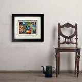 Literary Classics Collage (Horizontal) - Art Print, 11x14 / Deluxe / Black