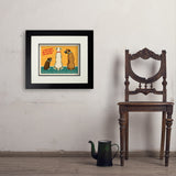 Middle Tennessee Boxer Rescue Fundraiser Print #4 (Nubs) - Art Print, 11x14 / Deluxe / Black