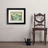 Great Lakes: Horizontal Map - Art Print, 11x14 / Deluxe / Black