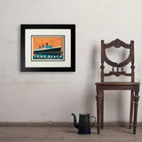 Long Beach, CA: Queen Mary - Art Print, 11x14 / Deluxe / Black