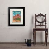 Pecos National Historical Park, NM - Art Print, 11x14 / Deluxe / Black