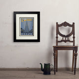 ...2026 Total Solar Eclipse: Reykjavik, Iceland - Art Print, 11x14 / Deluxe / Black